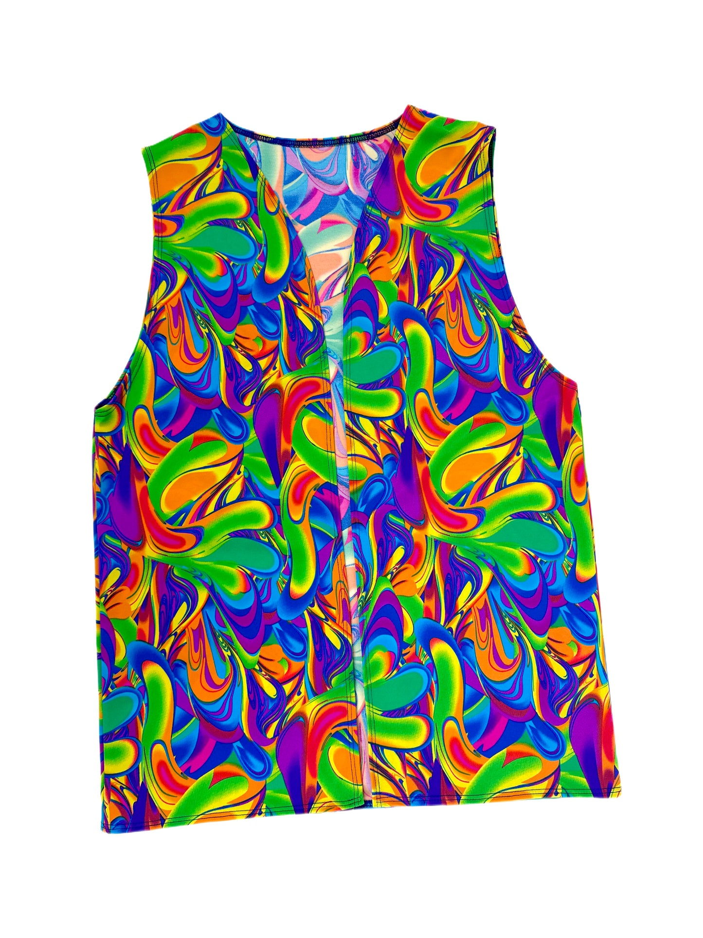 MEDIUM- Rainbow Groove Mens Vest