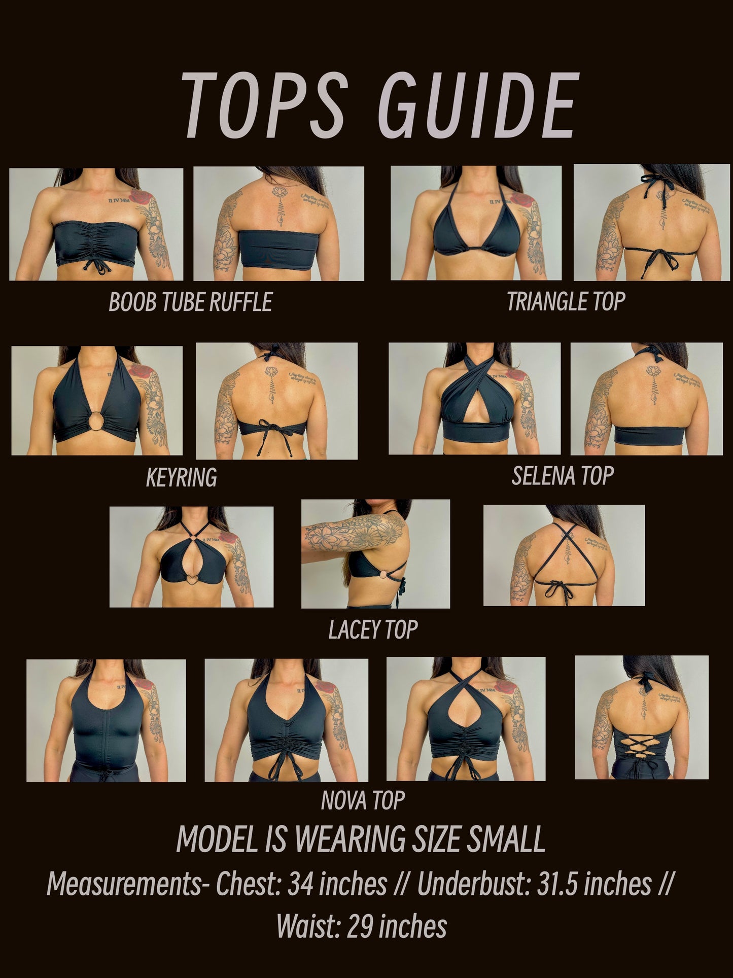 BLAZE TOPS (BOTH COLORS)