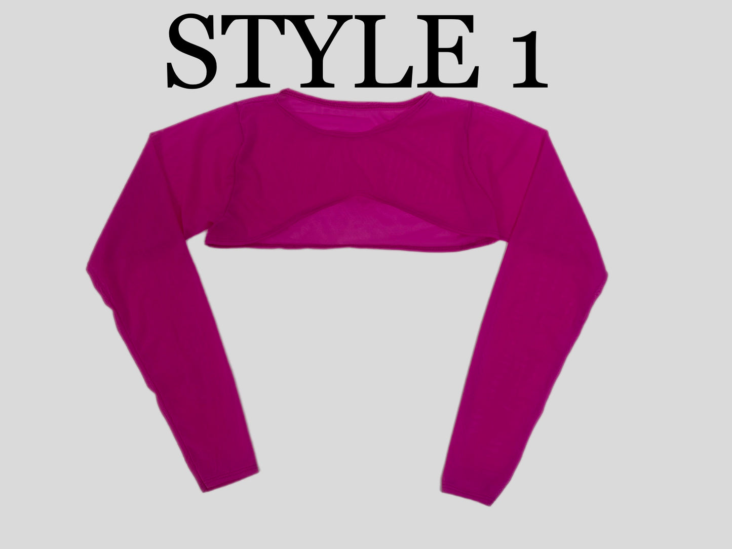 Neon Pink Mesh Sleeves