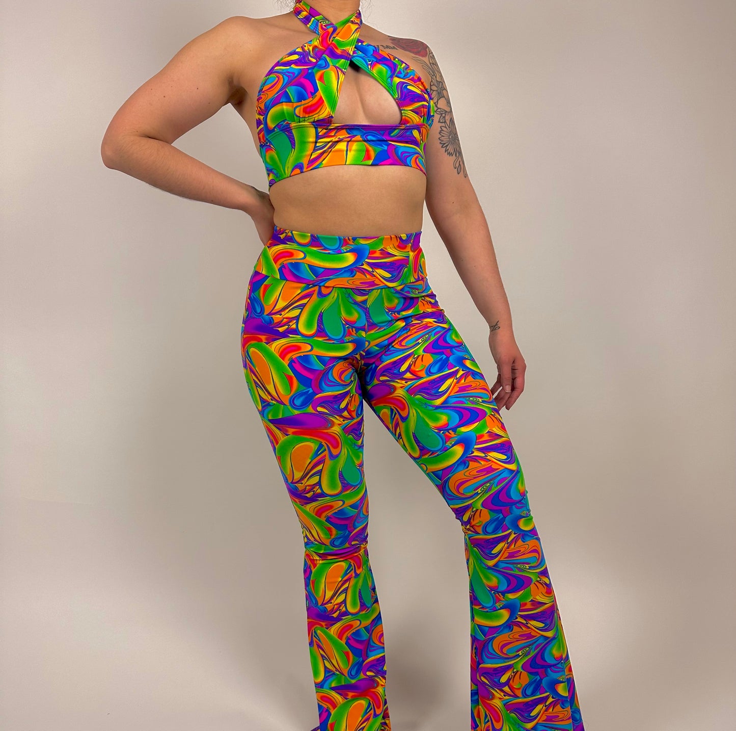 Rainbow Groove Flares