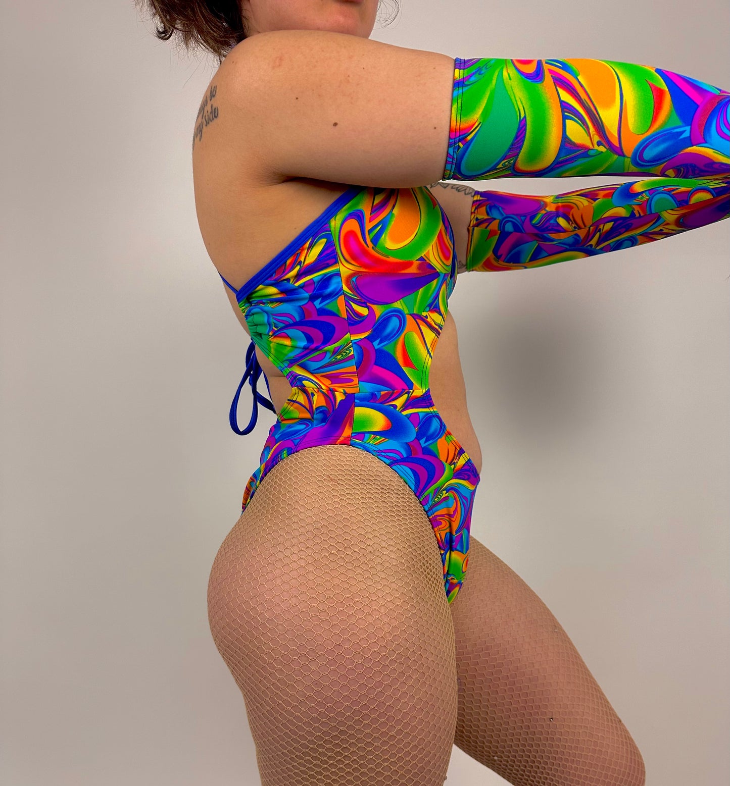 Cami Bodysuit- Rainbow Groove